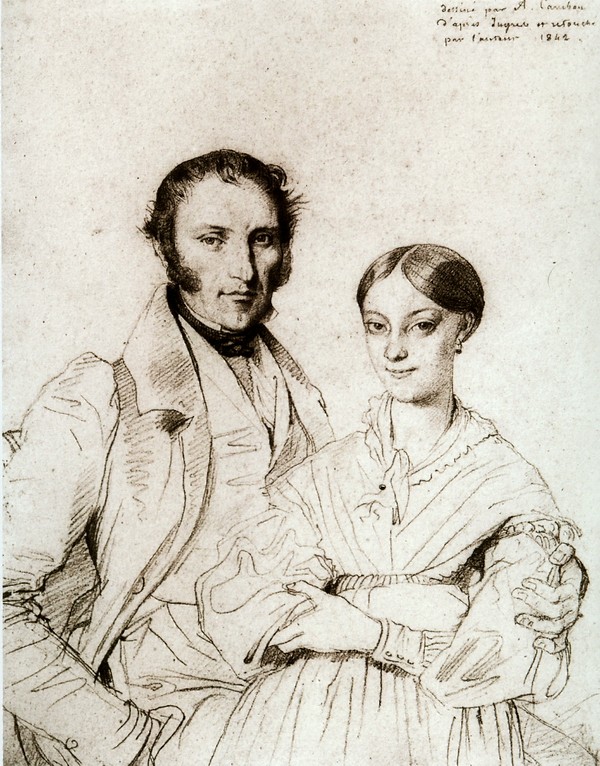 让·弗朗索瓦·吉里波特和他的女儿宝琳