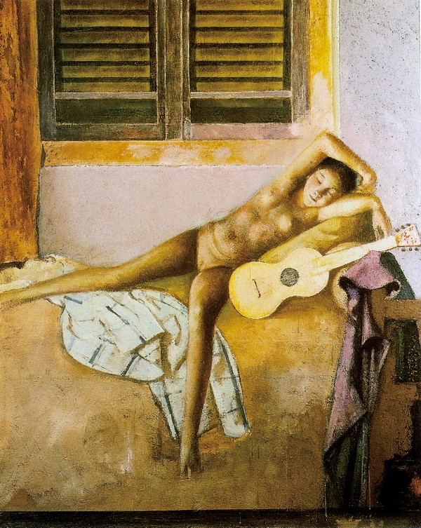 裸女与吉他