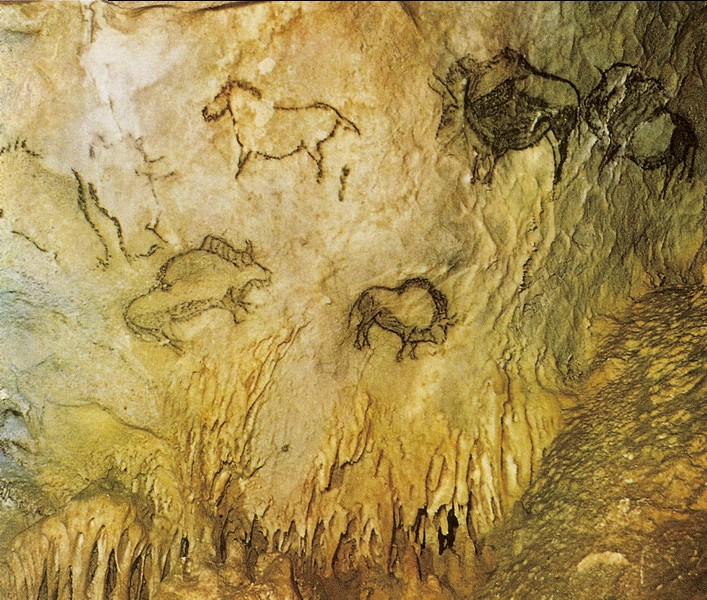 西班牙的桑迪玛米尼洞顶壁画