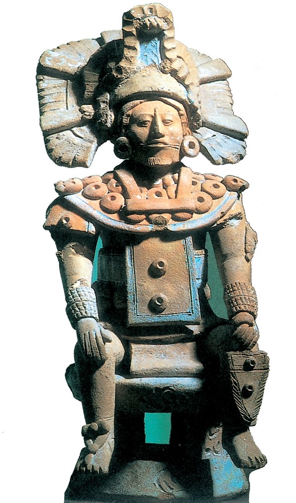 玛雅贵族雕像