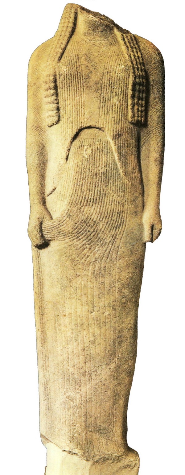女像 (为萨莫斯的赫拉神庙中奇奈莱奥家族的成员)