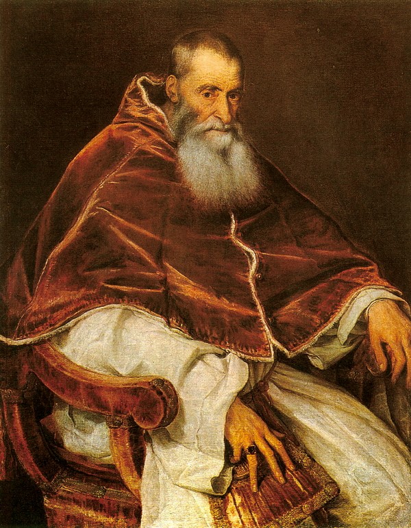 教皇保罗三世的肖像