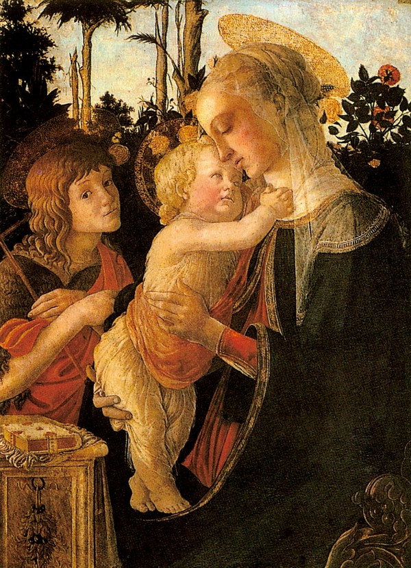 圣母子与少年圣约翰 (蔷薇园的圣母)