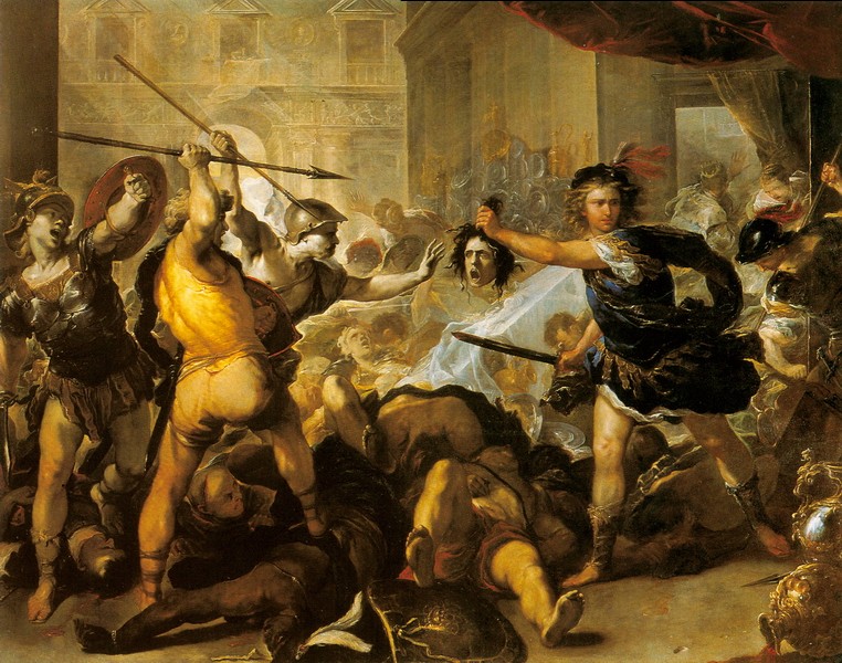 珀耳修斯与菲纽斯及其同伴的争斗