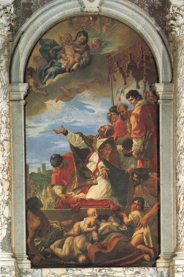 圣格列高利祈求圣母结束罗马的瘟疫
