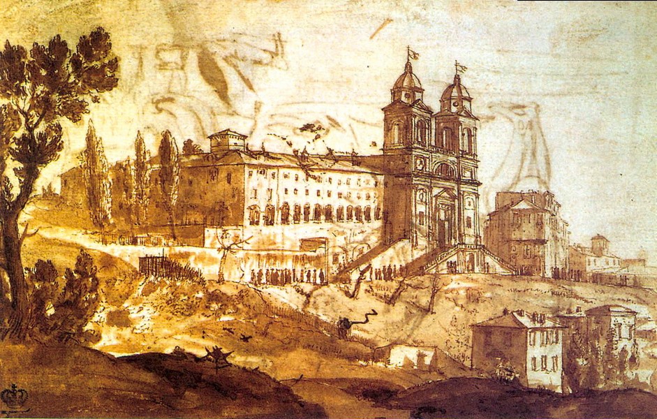 罗马的圣特里尼塔迪蒙特教堂
