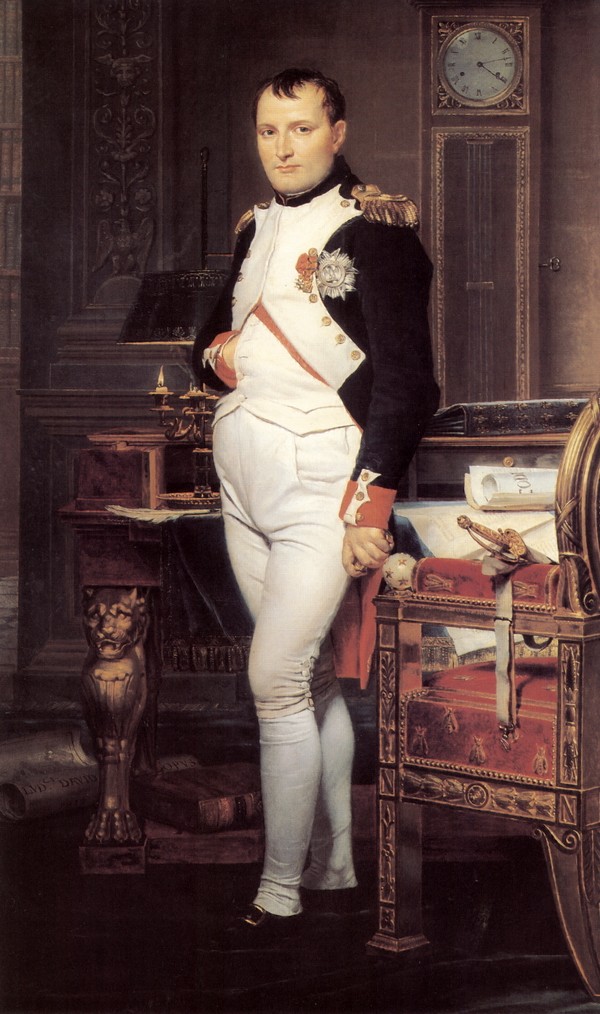 拿破仑在办公室中的像
