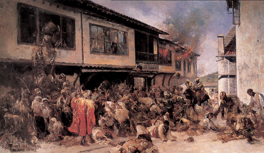 保加利亚人遭士耳其人屠杀
