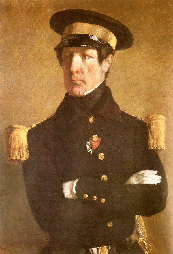 海军士官的画像