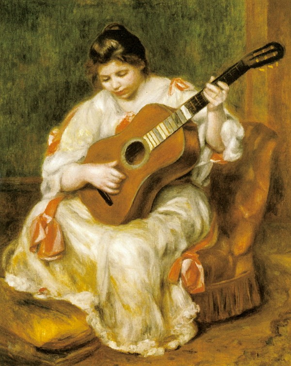 弹吉他的少女