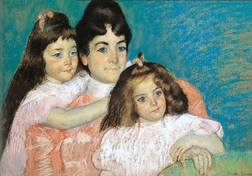 杜兰·鲁尔夫人和她的两个女儿