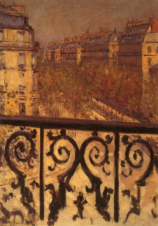 巴黎市的一处阳台