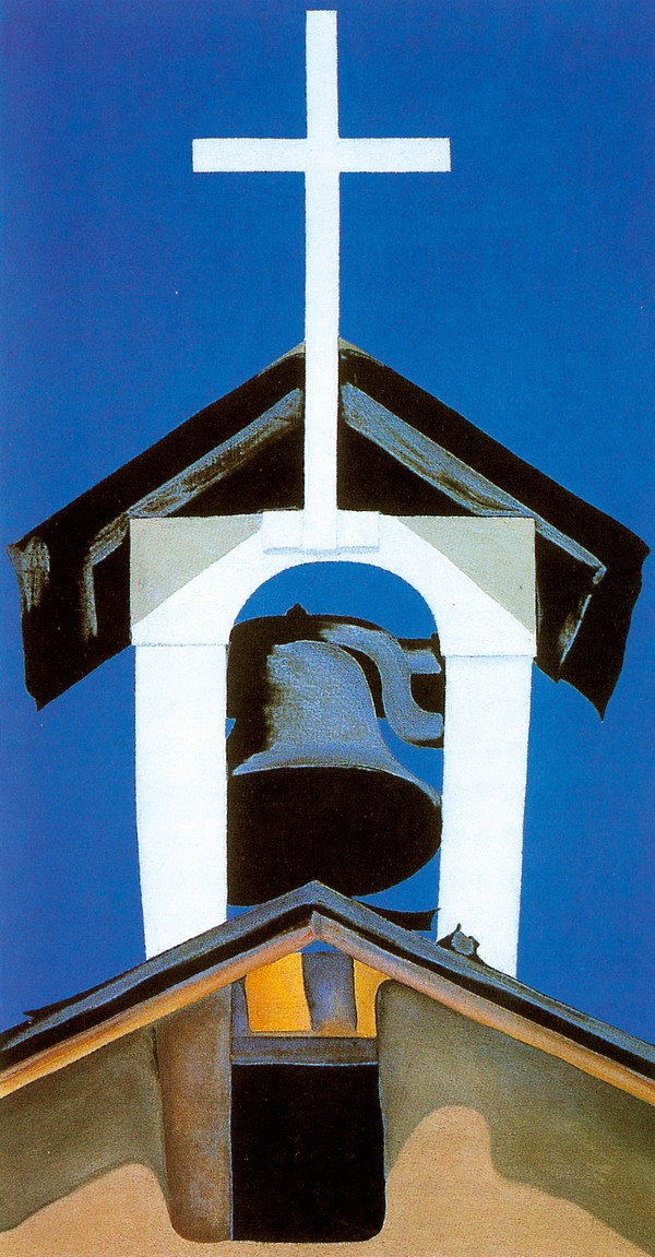 牧场教堂的钟与十字架