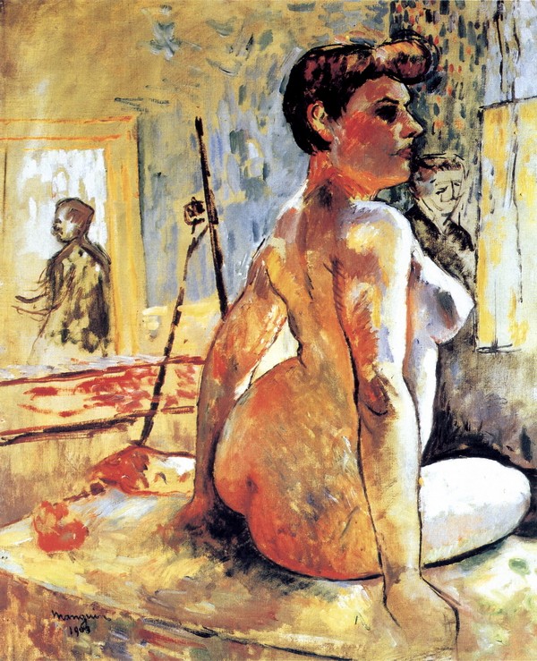 画室裸妇