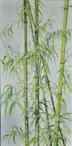 湖北美术学院:《竹》系列5_原创作品_原创_西方油画艺术长廊