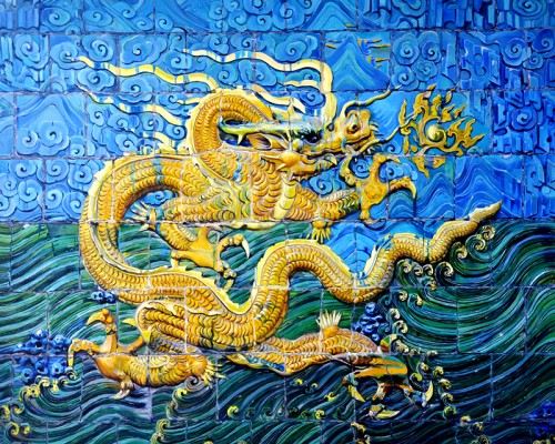 西安美术学院:中国龙_原创作品_原创_西方油画艺术长廊