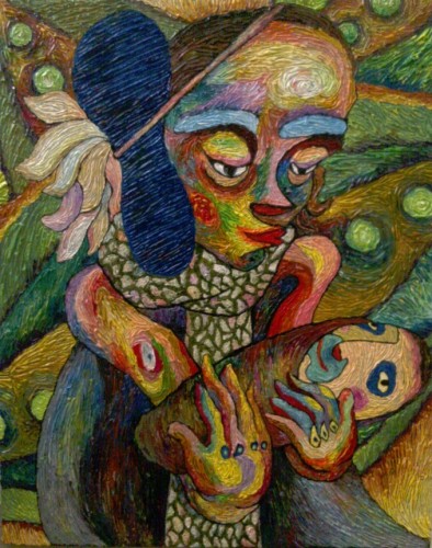 湖北美术学院:克苏鲁人.no7_原创作品_原创_西方油画艺术长廊